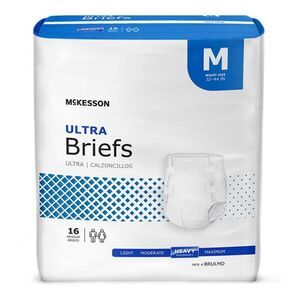 10/$25🦋 NIP McKesson Ultra Adult Briefs 16ct - Size Medium (32-44 Inch)